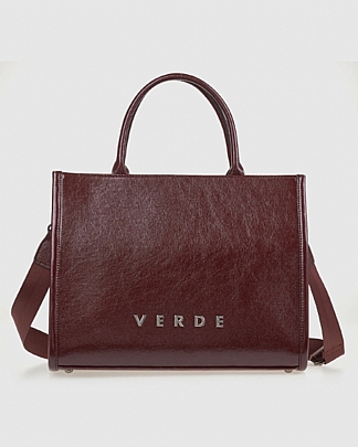 Προϊόν: Verde Γυναικεία Τσάντα Χειρός 16-8120 Burgundy Verde Γυναικεία Τσάντα Χειρός 16-8120 Burgundy