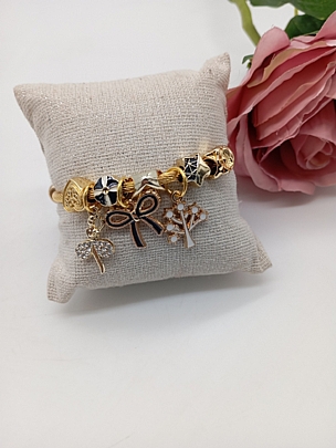 Προϊόν: Βραχιόλι Stainless Steel Charms Μπαλαρίνα, Φιόγκος , Δεντράκι 36914 Βραχιόλι Stainless Steel Charms Μπαλαρίνα, Φιόγκος , Δεντράκι 36914