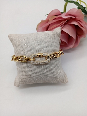 Προϊόν: Βραχιόλι ατσάλινο Χρυσό Κρίκος Τύπου Συνδετήρα 3615 GOLD Βραχιόλι ατσάλινο Χρυσό Κρίκος Τύπου Συνδετήρα 3615 GOLD