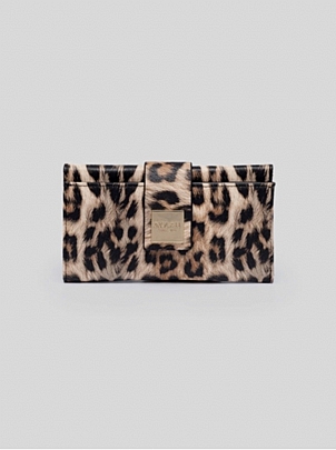Nolah Γυναικείο Πορτοφόλι Mariah Brown Leopard<br /><br /><br /><br /><br /><br /><br />