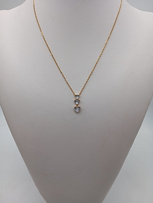 Προϊόν: Κολιέ ατσάλινο χρυσό 3 καρδιές 4782 Gold Κολιέ ατσάλινο χρυσό 3 καρδιές 4782 Gold