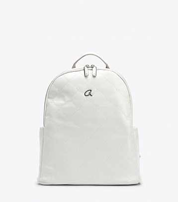 AXEL ΣΑΚΙΔΙΟ ΠΛΑΤΗΣ CORALINE ΜΕ ΓΥΑΛΙΣΤΕΡΗ ΟΨΗ ΚΑΙ ΓΑΖΙΑ 1023-0553 WHITE