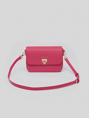 Nolah Τσάντα Χιαστί Ώμου Fiona Pink(Φουξ)