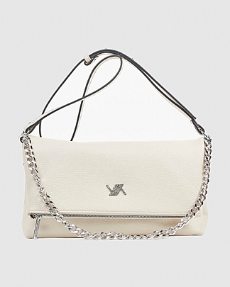 Verde Γυναικεία Τσάντα Χιαστί 16-7940 Ivory