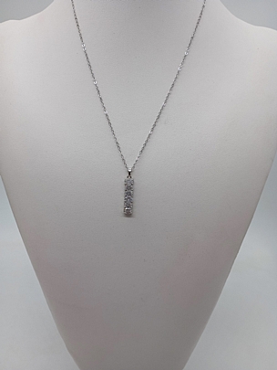 Προϊόν: Κολιέ ατσάλινο λάμψης με κρεμαστό Ζιργκόν 0845 Silver Κολιέ ατσάλινο λάμψης με κρεμαστό Ζιργκόν 0845 Silver