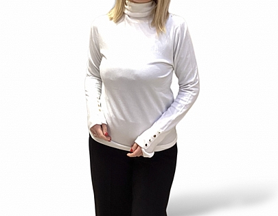 Μακρυμάνικη μπλούζα ζιβάγκο White.<br />