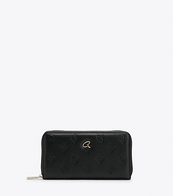 AXEL ΠΟΡΤΟΦΟΛΙ CRISTELLE ΜΕ ΑΝΑΓΛΥΦΟ ΣΧΕΔΙΟ 1101-1813 BLACK 003