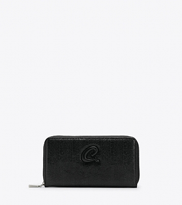 AXEL ΓΥΝΑΙΚΕΙΟ ΠΟΡΤΟΦΟΛΙ CAPRICE ΜΕ ΚΡΟΚΟ ΑΝΑΓΛΥΦΟ 1101-1802 BLACK 003