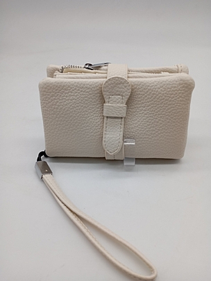 Γυναικείο Πορτοφόλι Maxfly μαλακό FA 7028 Ivory