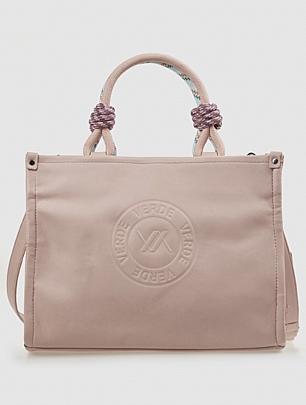 Verde Γυναικεία Τσαντα Χειρός Ώμου 16-8331 Pink