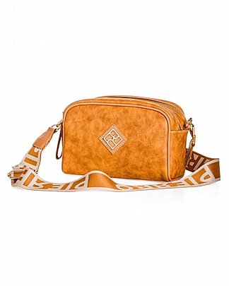 Pierro Τσάντα Χιαστί Delia Strap Taba