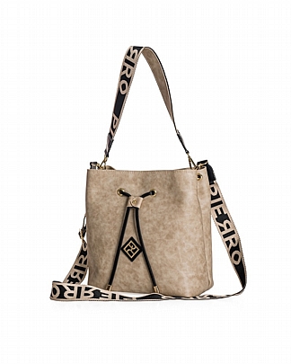 Pierro Τσάντα Ώμου Naya Strap Mocca