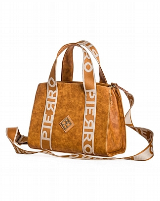 Pierro Τσάντα Χειρός Poly Strap Taba