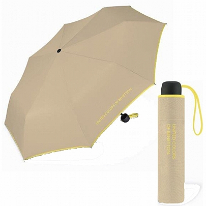 Benetton Ομπρέλα Mini Χειροκίνητη 56247 Pale khaki