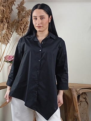 Πουκάμισο ασύμμετρο 41915 Black
