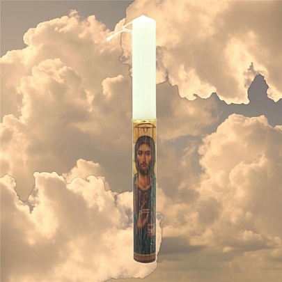 Προϊόν: Λαμπάδα κυλινδρική με Ιησού Χριστό LA26047 Χριστός Λαμπάδα κυλινδρική με Ιησού Χριστό LA26047 Χριστός