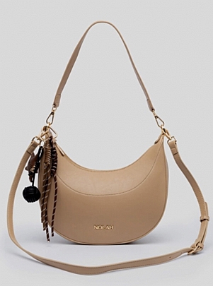 Nolah Τσάντα Χιαστί Ώμου Fabela Beige Light Gold<br /><br /><br /><br /><br />