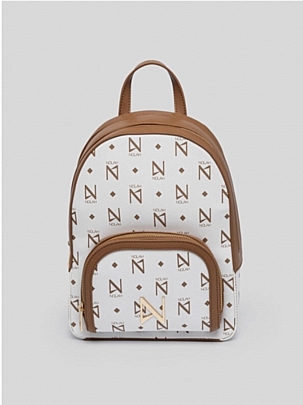 Nolah Γυναικεία Τσάντα Πλάτης Milo White–Brown