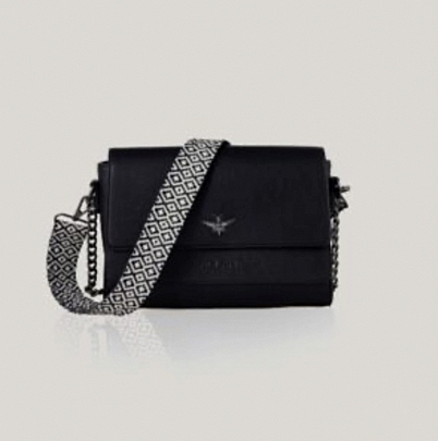 Nolah Γυναικεία Τσάντα Χιαστί Ώμου Eva Black