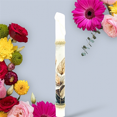 Προϊόν: Λαμπάδα κυλινδρική με Φθινοπωρινά φύλλα LA26775 Φύλλα Λαμπάδα κυλινδρική με Φθινοπωρινά φύλλα LA26775 Φύλλα