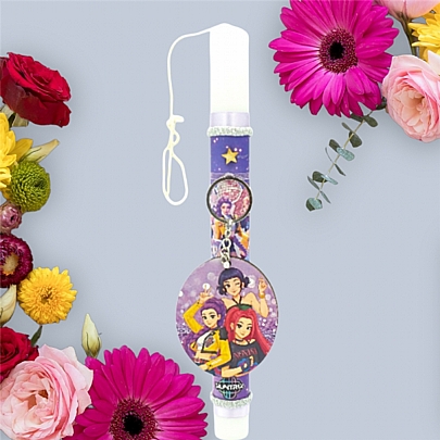 Προϊόν: Λαμπάδα κυλινδρική με Huntrix k-pop LA261049 k-pop Λαμπάδα κυλινδρική με Huntrix k-pop LA261049 k-pop