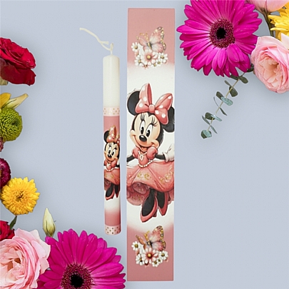 Προϊόν: Λαμπάδα κυλινδρική με την Minnie pink LA26380 Minnie pink Λαμπάδα κυλινδρική με την Minnie pink LA26380 Minnie pink