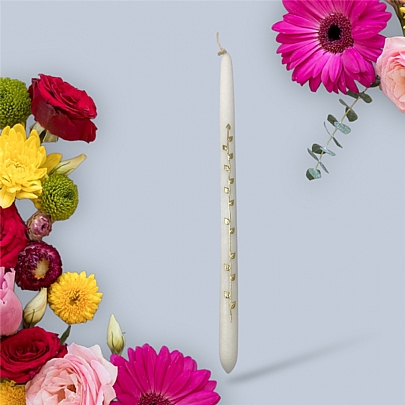 Προϊόν: Λαμπάδα με Χρυσά φύλλα LA26066 ΧΡΥΣΑ ΦΥΛΛΑ Λαμπάδα με Χρυσά φύλλα LA26066 ΧΡΥΣΑ ΦΥΛΛΑ