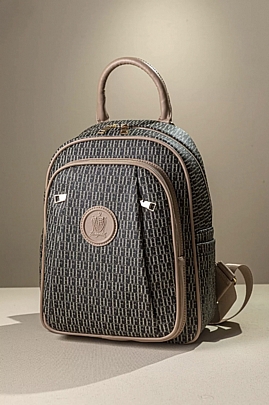 Fragola Γυναικεία Τσάντα Πλάτης FE237-fh-black-nude