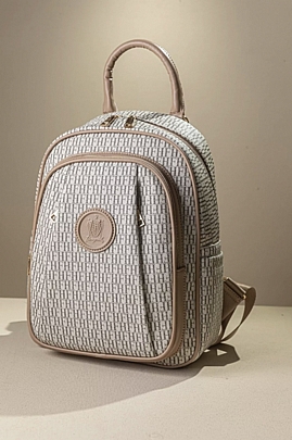 Fragola Γυναικεία Τσάντα Πλάτης FE237-fh-beige-nude