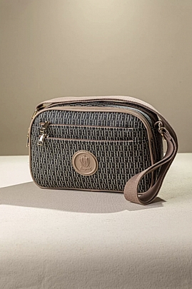 Fragola Γυναικεία τσάντα Χιαστί/ώμου FH713-fh-black-nude