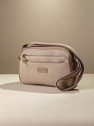 Fragola Γυναικεία τσάντα Χιαστί/ώμου FH723-dark-beige-canva