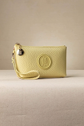 Fragola- Πορτοφόλι – Νεσεσέρ χειρός με αποσπώμενη χειρολαβή PC014-C-light-yellow<br />