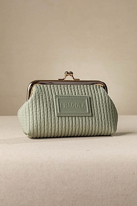 Fragola - Πορτοφόλι Κερματοθήκη πορτοφολάκι με στόμιο PC03-S-light-green