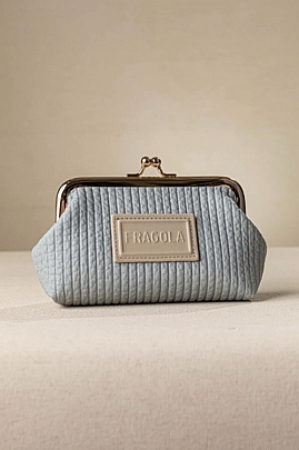 Fragola - Πορτοφόλι Κερματοθήκη πορτοφολάκι με στόμιο PC03-S-light-blue