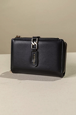 Fragola Μεσαίο πολυθέσιο γυναικείο πορτοφόλι PC397-black<br /><br /><br />