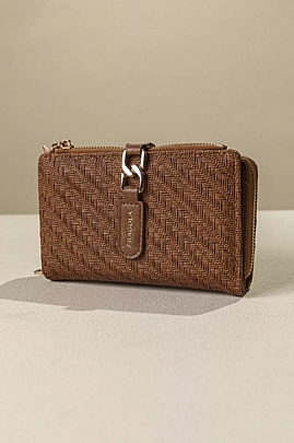 Fragola Μεσαίο πολυθέσιο γυναικείο πορτοφόλι PC397-light-brown-straw<br /><br /><br />