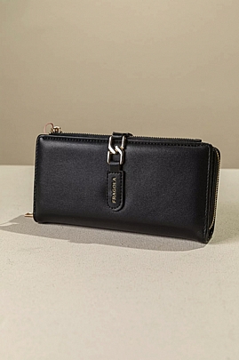 Fragola Μεγάλο πολυθέσιο γυναικείο πορτοφόλι PC398-black<br /><br /><br />