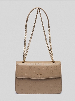 Nolah Γυναικεία Τσάντα ώμου Marjory Beige
