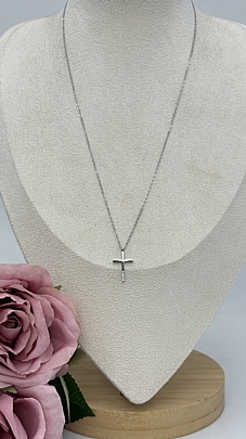 Προϊόν: Κολιέ ατσάλινο διακριτικός Σταυρός 1253 Silver Κολιέ ατσάλινο διακριτικός Σταυρός 1253 Silver