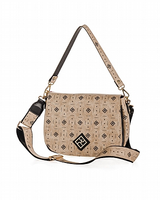 Pierro Τσάντα Margaery Monogram Mocca