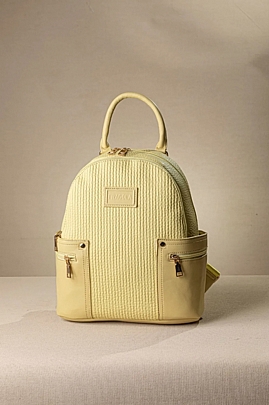 Fragola Γυναικεία Τσάντα Πλάτης T14FE222-light-yellow