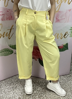 ΓΥΝΑΙΚΕΙΟ ΠΑΝΤΕΛΟΝΙ ΜΕ ΠΙΕΤΕΣ ΚΟΥΜΠΙ ΚΑΙ ΛΑΣΤΙΧΟ 4720 YELLOW