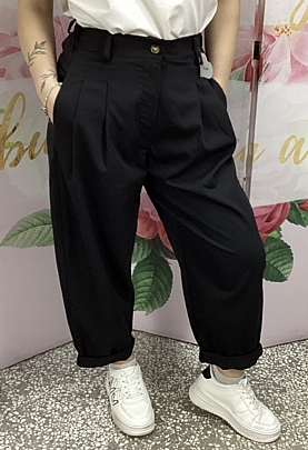 ΓΥΝΑΙΚΕΙΟ ΠΑΝΤΕΛΟΝΙ ΜΕ ΠΙΕΤΕΣ ΚΟΥΜΠΙ ΚΑΙ ΛΑΣΤΙΧΟ 4720 BLACK