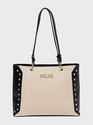 Nolah Τσάντα ώμου Ipanema Cream Black<br />