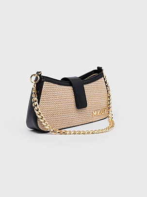 Nolah Τσάντα Χιαστί Ώμου Riviera Beige-Black<br />