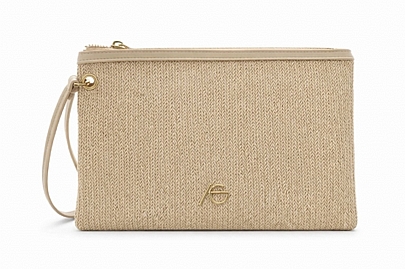 Ψάθινη Γυναικεία Τσάντα Χειρός Ari Gorgio 2616 Beige-P