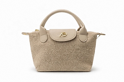 Ψάθινη Γυναικεία Τσάντα Χειρός/Χιαστί Ari Gorgio 2618 Camel-P