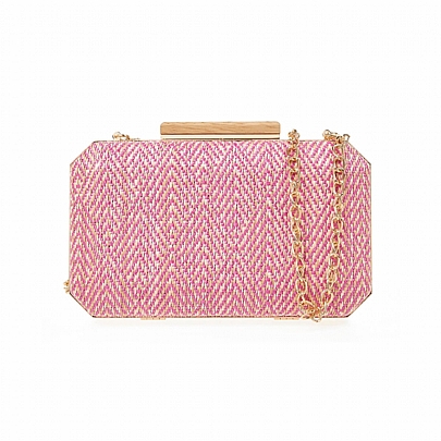 Verde Γυναικείο Τσαντάκι Βραδινό 01-1710 Pink