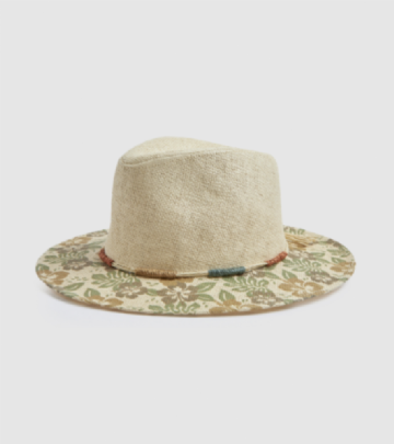 Verde Γυναικείο Ψάθινο Καπέλο 05-0865 Ivory