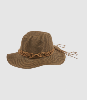 Verde Γυναικείο Ψάθινο Καπέλο 05-0903 Brown